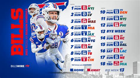 nfl Buffalo Bills schedule 2023